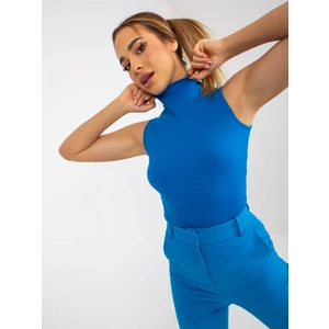 Dark blue narrow striped top RUE PARIS