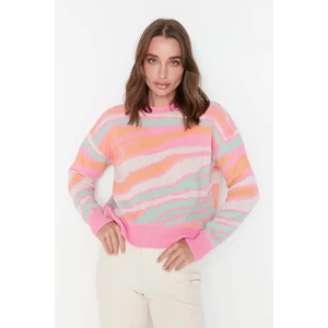 Trendyol Sweater - Pink - Regular fit