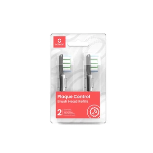 Oclean Brush Head Plaque Control náhradní hlavice pro zubní kartáček Black 2 ks