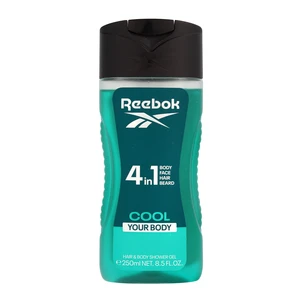 Reebok Cool Your Body osviežujúci sprchový gél 4 v 1 pre mužov 250 ml