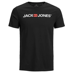 Jack&Jones Pánske tričko JJECORP 12137126 Black S