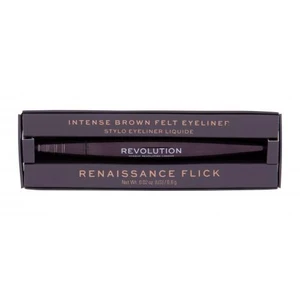 Makeup Revolution Renaissance Flick tekuté očné linky v pere Brown 0.8 g