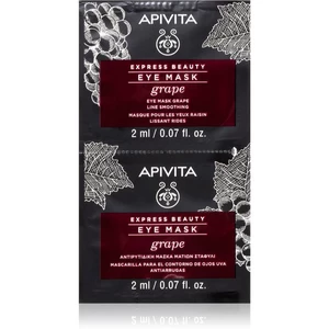 Apivita Express Beauty Grape očná maska s vyhladzujúcim efektom 2 x 2 ml