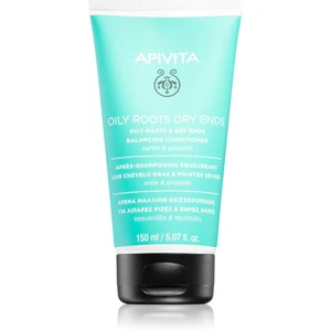 Apivita Holistic Hair Care Nettle & Propolis kondicionér pro mastnou vlasovou pokožku a suché konečky 150 ml