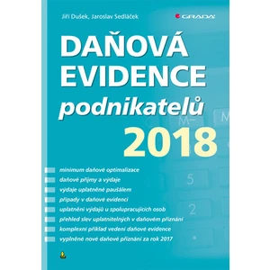 Daňová evidence podnikatelů 2018 [E-kniha]