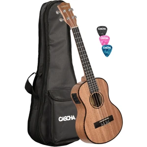 Cascha HH2048E Ukulele tenor Natural