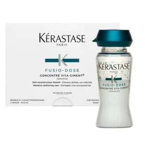 Kérastase Fusio-Dose Concentré Vita-Ciment Intensive Reinforc vlasová kúra pro oslabené vlasy 10 x 12 ml
