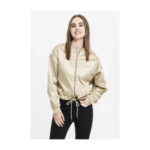 Ladies Satin Kimono Blouson gold