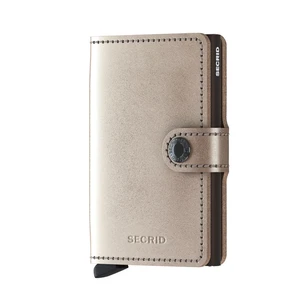 Secrid Miniwallet Metallic Champagne-Brown