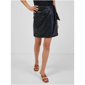 Black Leatherette Skirt Guess Carine - Women