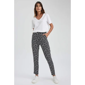 DEFACTO Harem Viscose Trousers