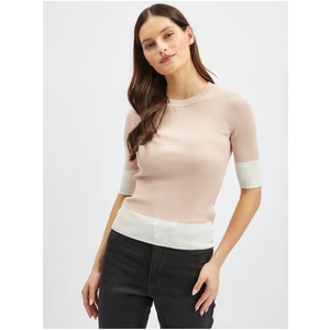 Orsay White-pink ladies sweater - Women