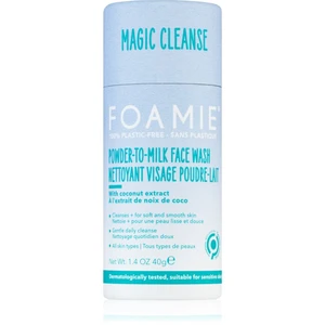 Foamie Powder-To-Milk Face Wash jemný pudr pro dokonalé vyčištění pleti 40 g