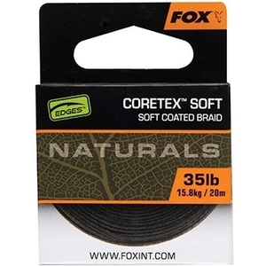 Fox návazcová šňůrka naturals coretex soft 20 m - 35 lb