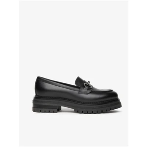 NeroGiardini Black Women Leather Moccasins Nero Giardini - Women