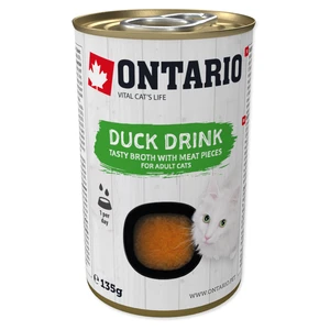 Nápoj Ontario Cat Drink Duck 135g