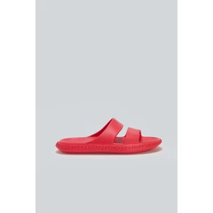 Dagi Women's Red Double-strap Slippers