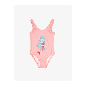 Koton Swimsuit - Pink - Graphic
