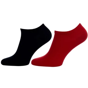 Tommy Hilfiger Woman's 2Pack Socks 343024001 Red/Navy Blue