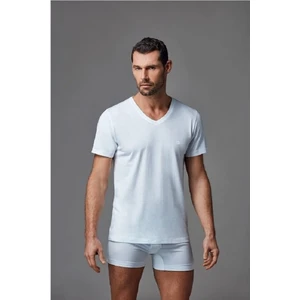 Dagi Men's White V-Neck Undershirt 2-pack