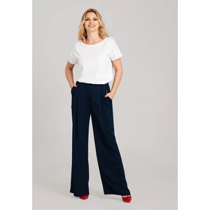 Look Made With Love Woman's Trousers 249 Odyseusz Navy Blue