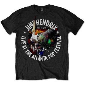 Jimi Hendrix Koszulka Atlanta Pop Festival 1970 Czarny-Graficzny 2XL