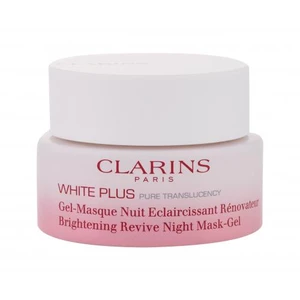 Clarins White Plus Pure Translucency Brightening Revive Night Mask-Gel rozjasňujúca nočná maska 50 ml