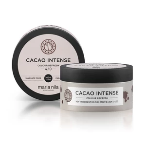 Maria Nila Colour Refresh Cacao Intense jemná vyživující maska bez permanentních barevných pigmentů výdrž 4 – 10 umytí 4.10 300 ml