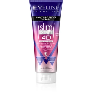 Eveline Cosmetics Slim Extreme superkoncentrované noční sérum s hřejivým účinkem 250 ml
