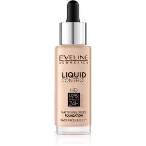 Eveline Cosmetics Liquid Control tekutý make-up s pipetou odstín 03 Sand Beige 32 ml