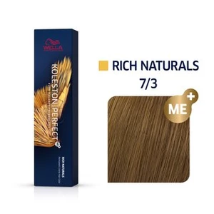 Wella Professionals Koleston Perfect ME+ Rich Naturals permanentní barva na vlasy odstín 7/3 60 ml