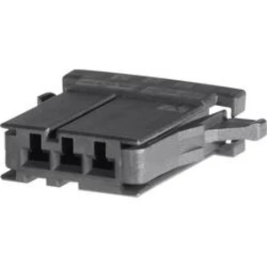 Pouzdro D-3100S TE Connectivity 2-178288-3, zásuvka rovná, 250 V, 3,81 mm, černá