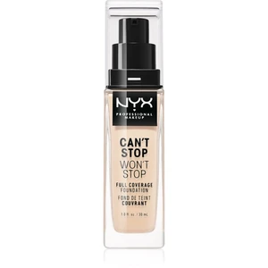 NYX Professional Makeup Can't Stop Won't Stop vysoce krycí make-up odstín 03 Porcelain 30 ml