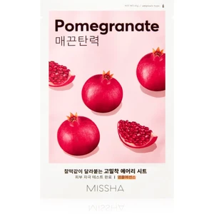 Missha Airy Fit Pomegranate plátenná maska so zjemňujúcim a osviežujúcim účinkom 19 g