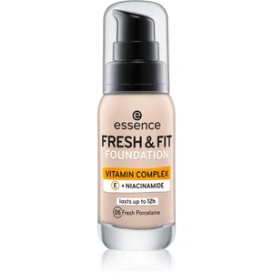 Essence Fresh & Fit tekutý make-up odstín 05 Fresh Porcelaine 30 ml