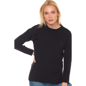 Z6699 DEWBERRY WOMEN'S SWEATER-BLACK