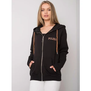 Black zip up hoodie