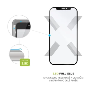 Tvrzené sklo FIXED Full-Cover pro Xiaomi Poco X4 Pro 5G, černá