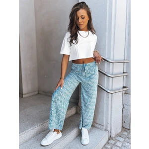 Loose women's trousers STEPHANO green Dstreet