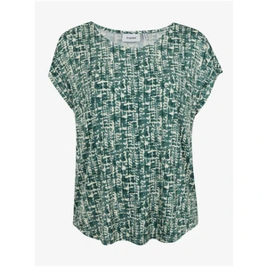 Green patterned blouse Fransa - Women