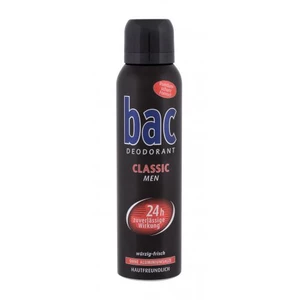 BAC Classic 24h 150 ml deodorant pro muže bez obsahu hliníku; deospray