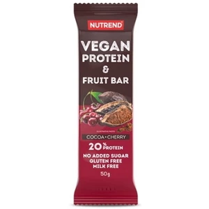 Nutrend Vegan Protein Fruit Bar 50 g variant: kakao - čerešňa