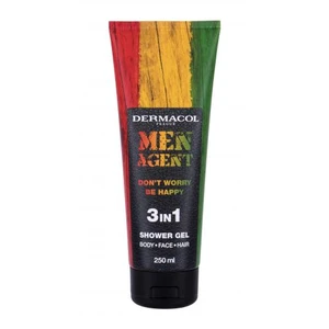 Dermacol Men Agent Don´t Worry Be Happy sprchový gel 3 v 1 250 ml