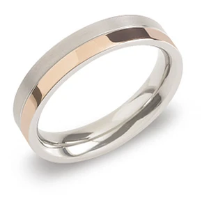 Boccia Titanium Pozlacený titanový snubní prsten 0129-07 53 mm