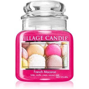 Village Candle French Macaroon vonná sviečka (Glass Lid) 389 g