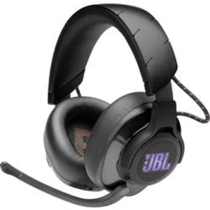 JBL Harman QUANTUM 600 herní headset bez kabelu přes uši, bezdrátový 2,4 GHz, s USB, jack 3,5 mm, černá