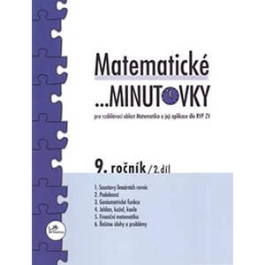 Matematické minutovky pro 9. ročník / 2. díl - Hricz Miroslav [Sešity]