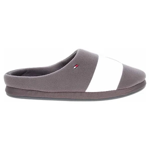 Pánské domácí pantofle Tommy Hilfiger FM0FM03801 PTY dark ash 44