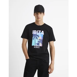 Celio Cotton T-Shirt Cesouth Ibiza - Men