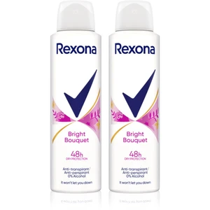 Rexona Sexy Bouquet antiperspirant v spreji 2 x 150 ml (výhodné balenie)